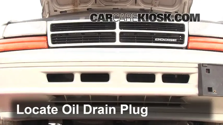 1994 Dodge Caravan 3.0L V6 Aceite Cambiar aceite y filtro de aceite
